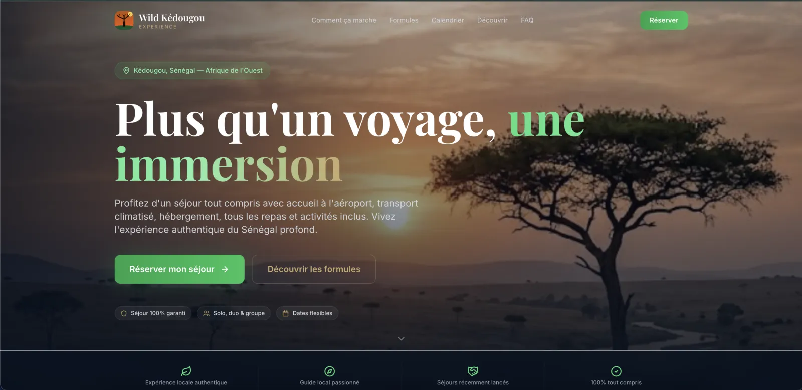 Page d'accueil